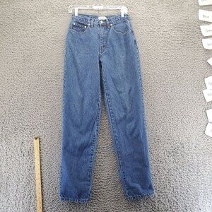 J. Crew Jeans Womens 28 Blue High-Waisted Flannel Lined Cotton Denim